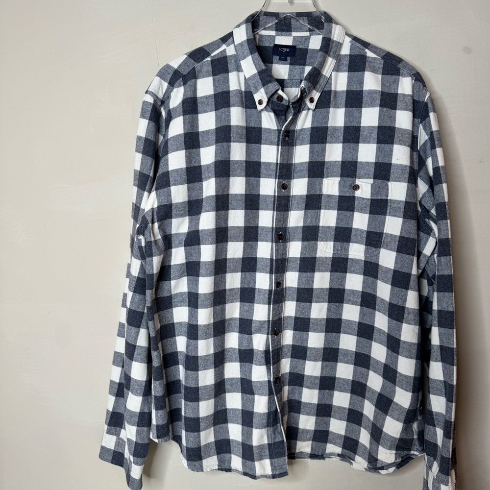 J.Crew Long Sleeve Men's Button Down Shirt With Sleeve Patches XXL - Picture 3 of 9
